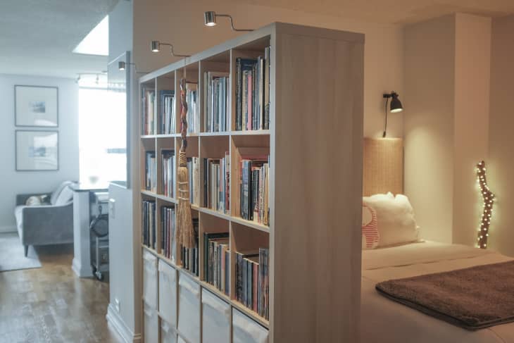 Bookcase wall divider online